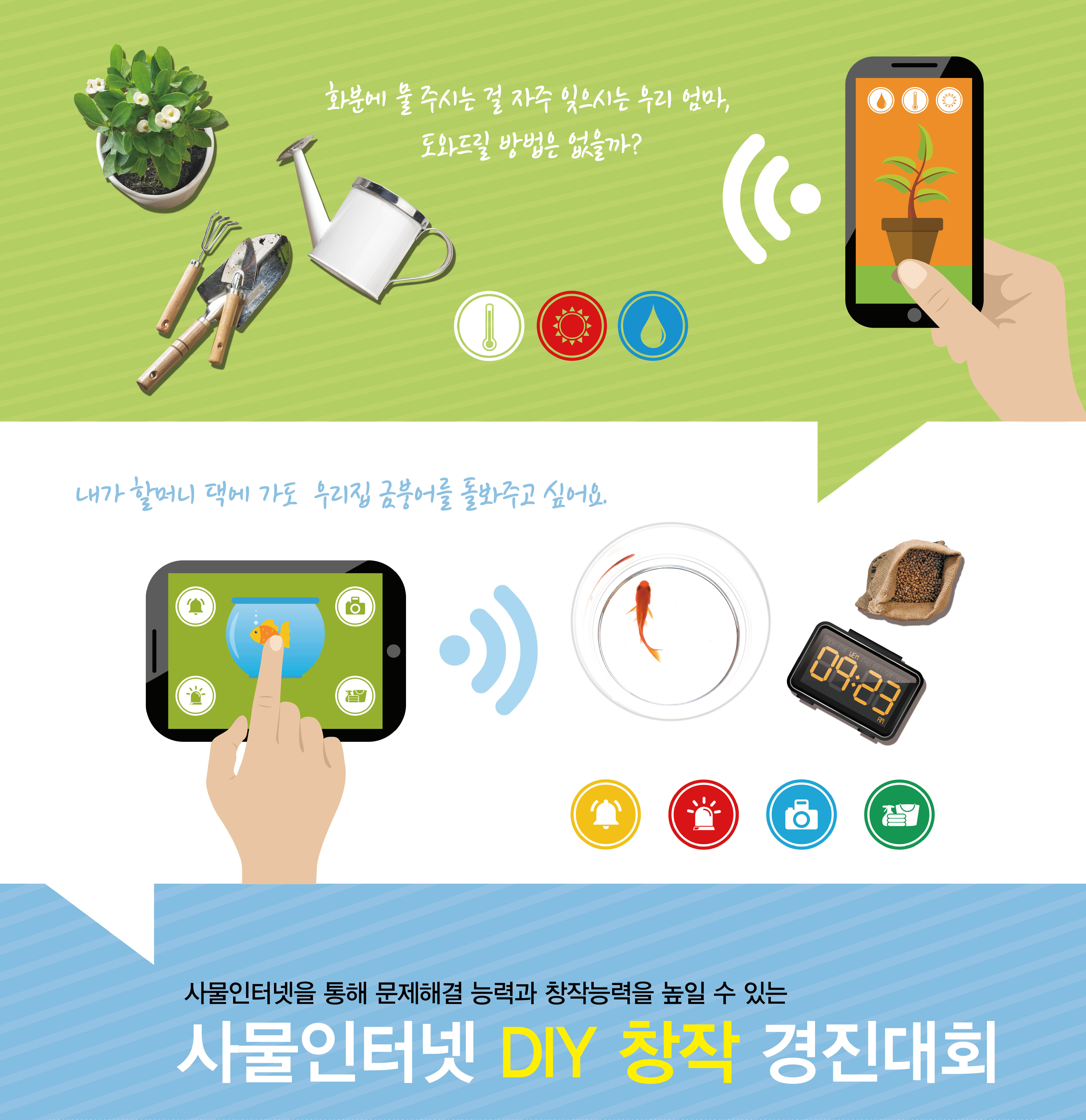 사물인터넷을 통해 문제해결 능력과 창작능력을 높일 수 있는 사물인터넷 DIY 창작 경진대회