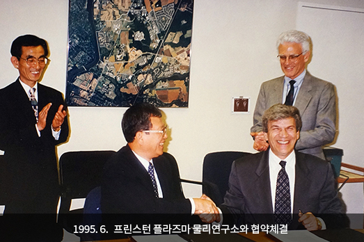 1995. 6. 프린스턴 플라즈마 물리연구소와 협약체결