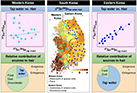 First strontium isotope maps of human hair and tap water in South Korea