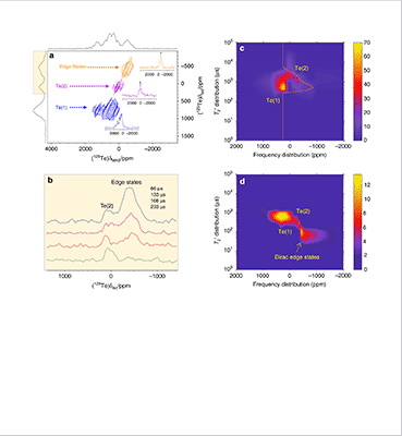 [Fig. 2]<sup>125</sup>Te aMAT NMR and T’2 dephasing analysis of the Dirac edge states