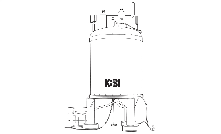 900 MHz 핵자기공명분광기 일러스트