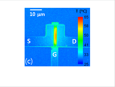 박막트랜지스터 온도분포 영상