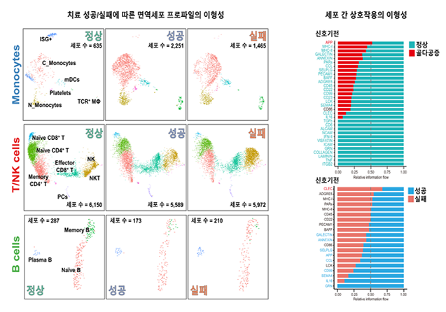 단일세포 전사체 분석 플랫폼을 활용한 골다공증 환자 면역세포 분석